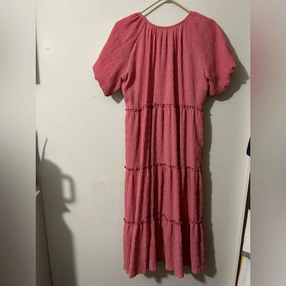 Mikarose Serena  Flamingo Pink Dress - Picture 4 of 5